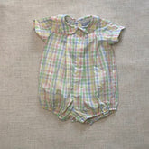 Plaid Romper (Bailey Boys)